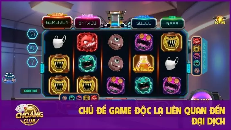 Nổ Hũ B52 - Game slot uy tín & cơ hội jackpot lớn tại choangclub 3 Chủ đề game độc lạ liên quan đến đại dịch