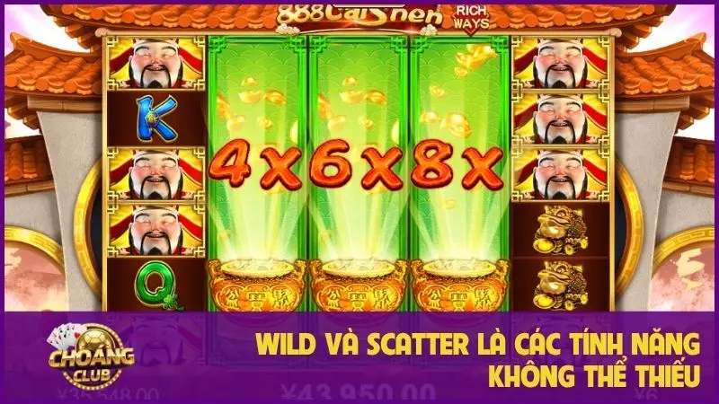 Nổ Hũ Tài Lộc: Trải nghiệm quay hũ đỉnh cao, dễ chơi thắng lớn tại choangclub 2 Wild và scatter là các tính năng không thể thiếu