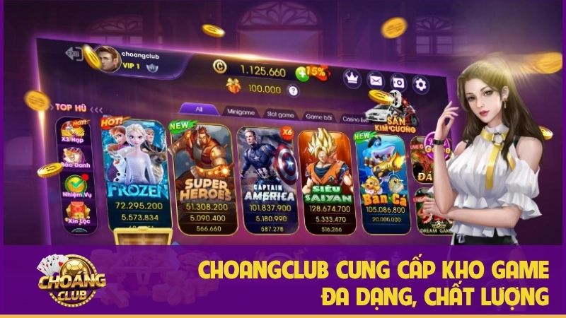 Choangclub – Nền tảng cá cược trực tuyến uy tín và chất lượng 31 Choáng Club sở hữu kho game chất lượng, đẳng cấp