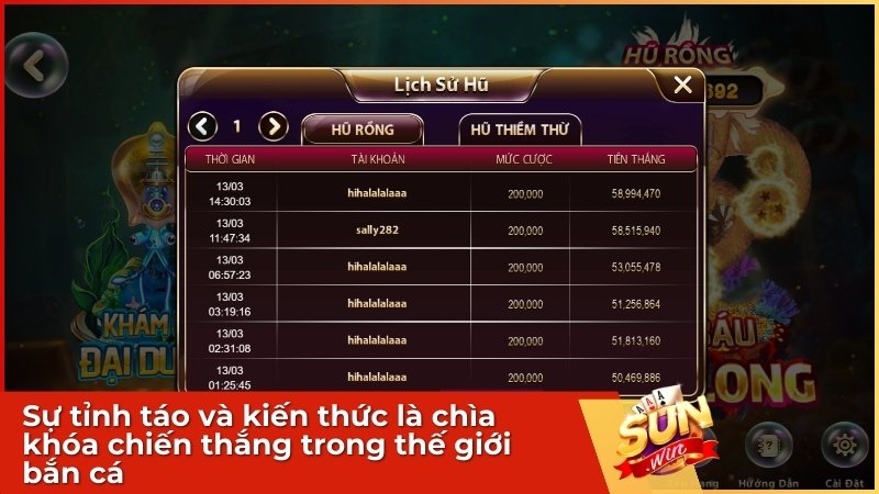 Sự tỉnh táo và kiến thức là chìa khóa chiến thắng trong thế giới bắn cá.